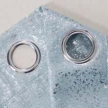 Load image into Gallery viewer, Dainty Home Artistic 3D Lurex Textured Thermal Insulated Blackout Grommet Panel Pair