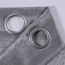 Load image into Gallery viewer, Dainty Home Brookville Textured 100% Blackout Luxurious Metallic Sheen Thermal Insulated Grommet Single Panel