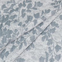 Load image into Gallery viewer, Dainty Home Heather Woven Leaf Jacquard Soft Polyester Textured Fabric Shower Curtain, 72" x 72"