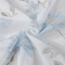 Load image into Gallery viewer, Dainty Home Jacqueline Linen Textured Metallic Light Filtering Grommet Curtain Panel Pair