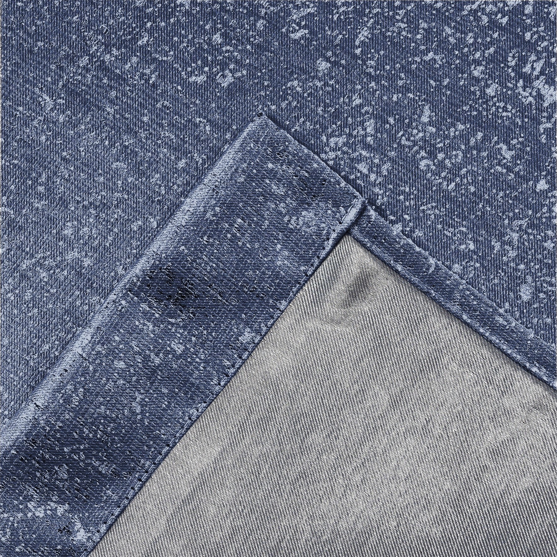 Dainty Home Artistic 3D Lurex Textured Thermal Insulated Blackout Grommet Panel Pair