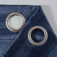 Load image into Gallery viewer, Dainty Home Brookville Textured 100% Blackout Luxurious Metallic Sheen Thermal Insulated Grommet Single Panel