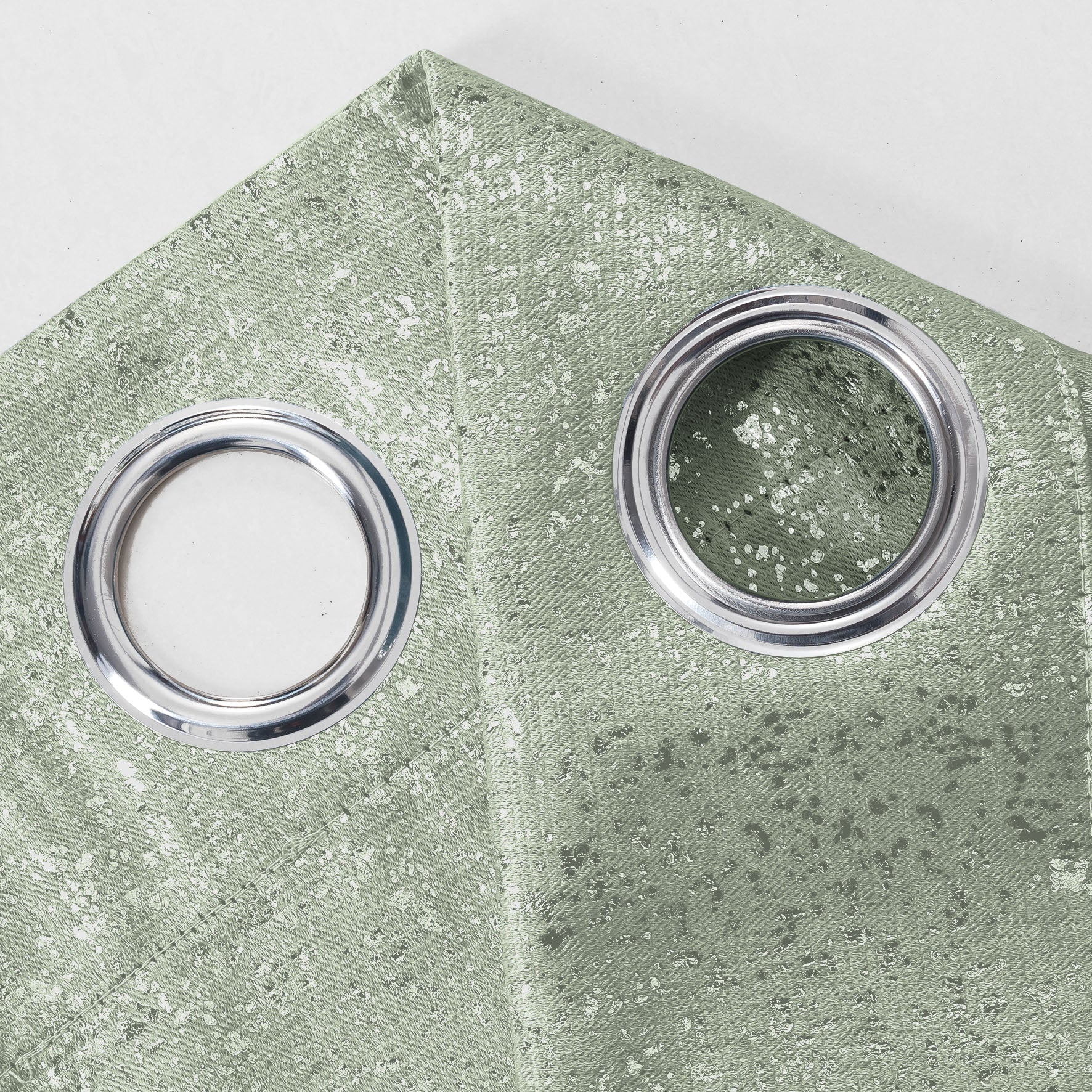 Dainty Home Artistic 3D Lurex Textured Thermal Insulated Blackout Grommet Panel Pair