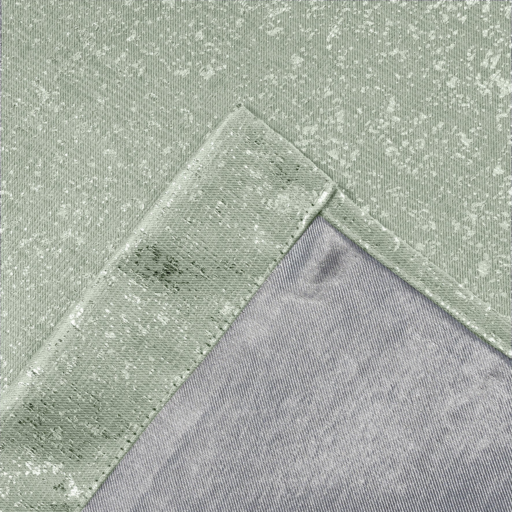 Dainty Home Artistic 3D Lurex Textured Thermal Insulated Blackout Grommet Panel Pair