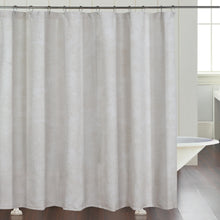 Load image into Gallery viewer, Dainty Home Shelley Heavy Jacquard Floral Textured Fabric Soft Polyester Shower Curtain, 72" x 72"