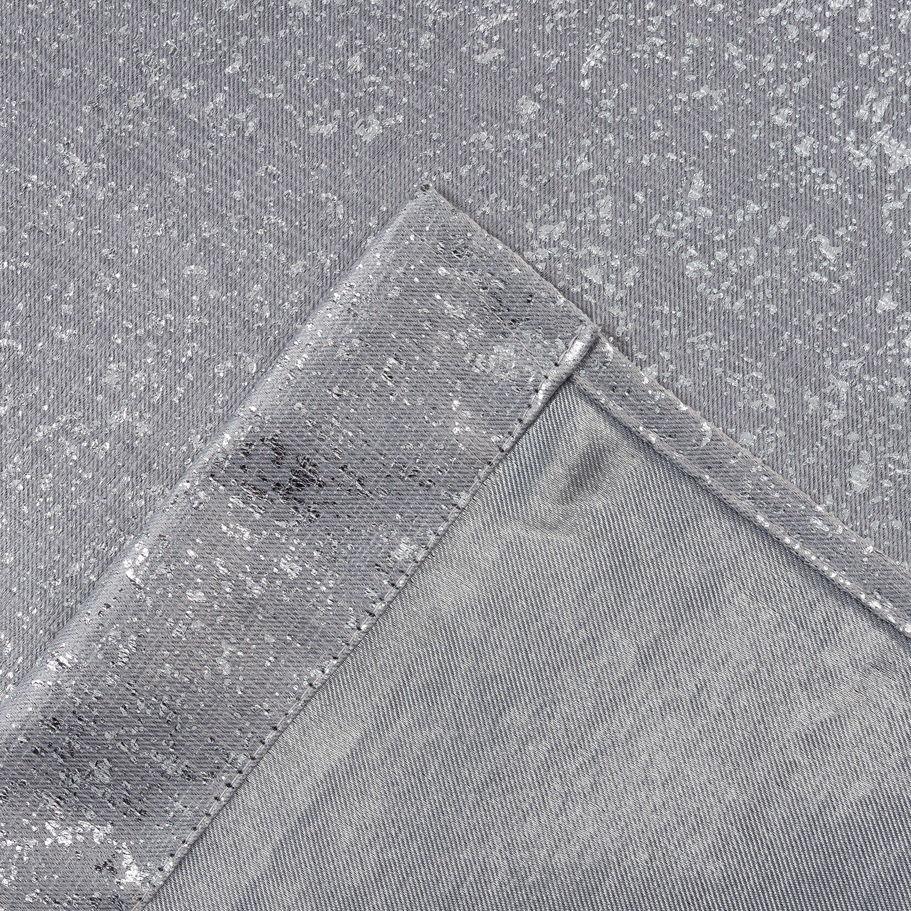 Dainty Home Artistic 3D Lurex Textured Thermal Insulated Blackout Grommet Panel Pair