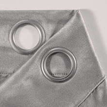Load image into Gallery viewer, Dainty Home Brookville Textured 100% Blackout Luxurious Metallic Sheen Thermal Insulated Grommet Single Panel