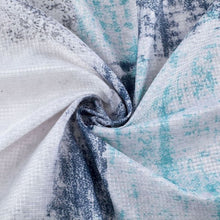 Load image into Gallery viewer, Dainty Home Printed Waffle 3D Textured Waffle Weave Textured Squares Designed Fabric Shower Curtain