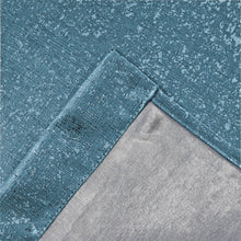 Load image into Gallery viewer, Dainty Home Artistic 3D Lurex Textured Thermal Insulated Blackout Grommet Panel Pair
