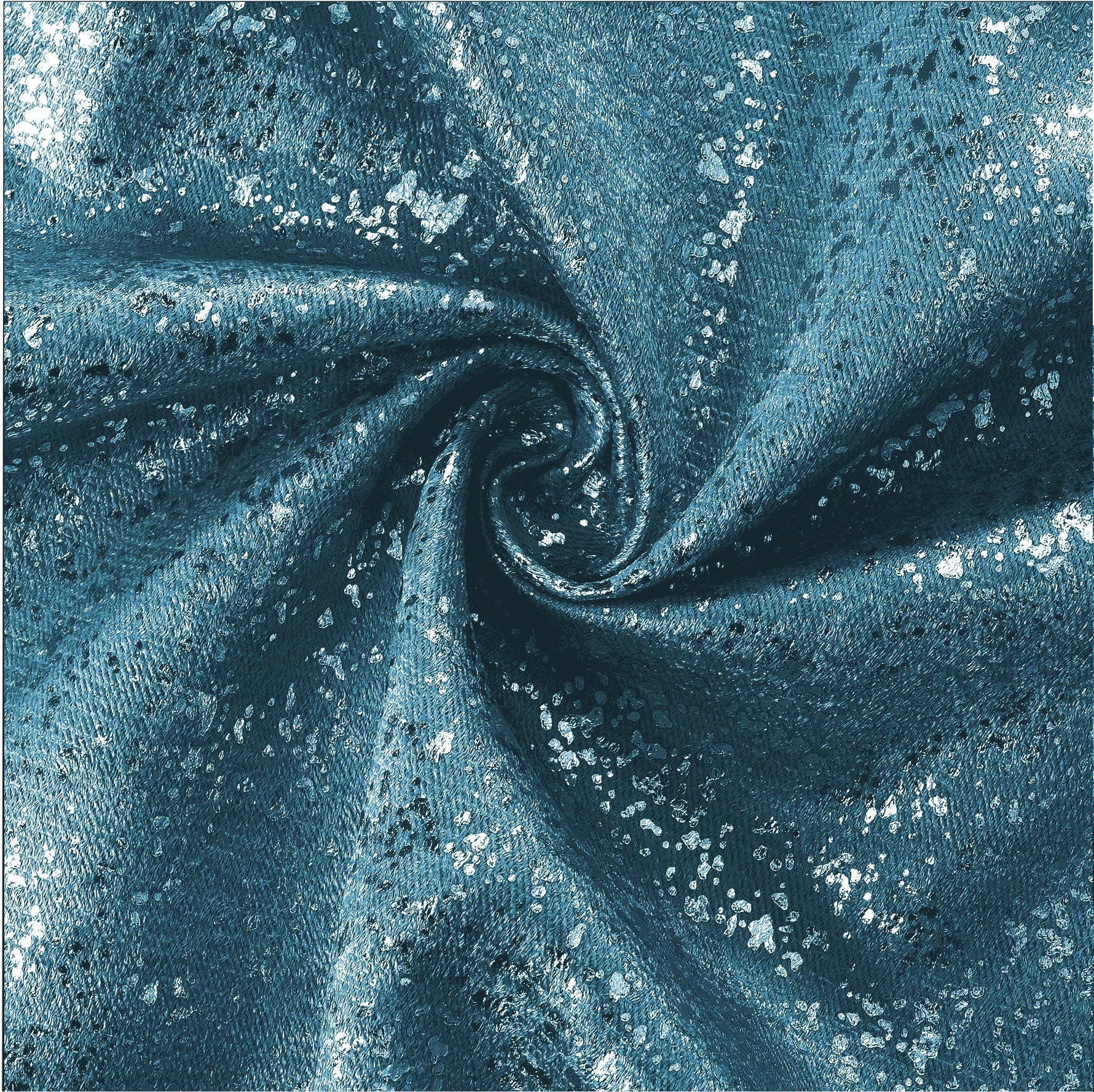 Dainty Home Artistic 3D Lurex Textured Thermal Insulated Blackout Grommet Panel Pair