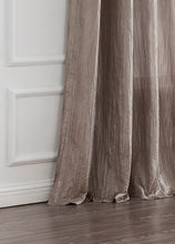 Load image into Gallery viewer, Dainty Home Verona 3D Crushed Silk Textured Light Filtering Grommet Single Panel