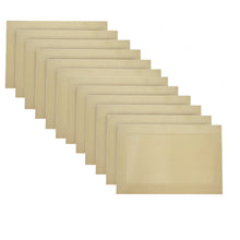 Load image into Gallery viewer, Dainty Home Santa Monica Woven Textilene Crossweave With Solid Geometric Pattern Reversible 13" x 19" Rectangular Placemats