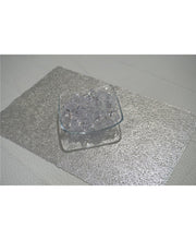 Load image into Gallery viewer, Dainty Home Lacey Woven Metallic Lace Crossweave With Metallic Lace Pattern Reversible 12" x 18" Rectangular Placemats