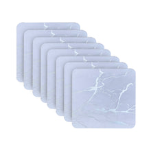 Load image into Gallery viewer, Dainty Home Marble Cork Foil Printed Marble Granite Designed Thick Cork Textured 4" x 4" Square Coasters