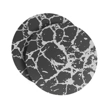 Load image into Gallery viewer, Dainty Home Marble Cork Foil Printed Marble Granite Designed Thick Cork Textured 15" x 15" Round Placemats