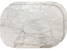 Load image into Gallery viewer, Dainty Home Marble Cork Foil Printed Marble Granite Designed Thick Cork Textured 12" x 18" Oval Placemats