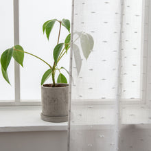 Load image into Gallery viewer, Dainty Home Ribbons Embellished Lurex Window Curtain