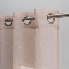 Load image into Gallery viewer, Dainty Home Ribbons Embellished Lurex Window Curtain