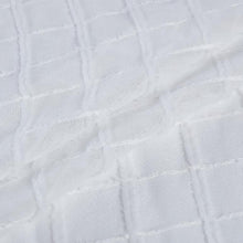 Load image into Gallery viewer, Dainty Home Kelly Boho 3D Chenille Embroidered Geometric Pattern Linen Look Light Filtering Grommet Panel Pair