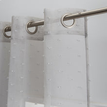 Load image into Gallery viewer, Dainty Home Ribbons Embellished Lurex Window Curtain