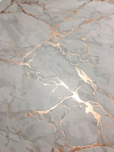 Load image into Gallery viewer, Dainty Home Marble Cork Foil Printed Marble Granite Designed Thick Cork Textured 15" x 15" Round Placemats