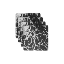 Load image into Gallery viewer, Dainty Home Marble Cork Foil Printed Marble Granite Designed Thick Cork Textured 15" x 15" Square Placemats