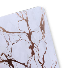 Load image into Gallery viewer, Dainty Home Marble Cork Foil Printed Marble Granite Designed Thick Cork Textured 4" x 4" Square Coasters