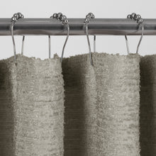 Load image into Gallery viewer, Dainty Home Paris 3D Embossed Textured Chenille Solid Designed Fabric Shower Curtain