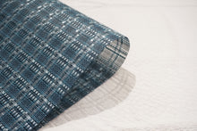 Load image into Gallery viewer, Dainty Home Checkers Woven Textilene Crossweave With Textured Geometric Checkers Pattern Reversible 13" x 19" Rectangular Placemats