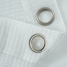 Load image into Gallery viewer, Dainty Home Krystal 3D Mesh Textured Threaded Lurex Designed Sheer Grommet Panel Pair