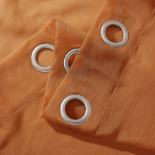 Load image into Gallery viewer, Dainty Home Malibu Solid Airy & Breathable Semi-Sheer Light Filtering Extra Wide Grommet Panel Pair