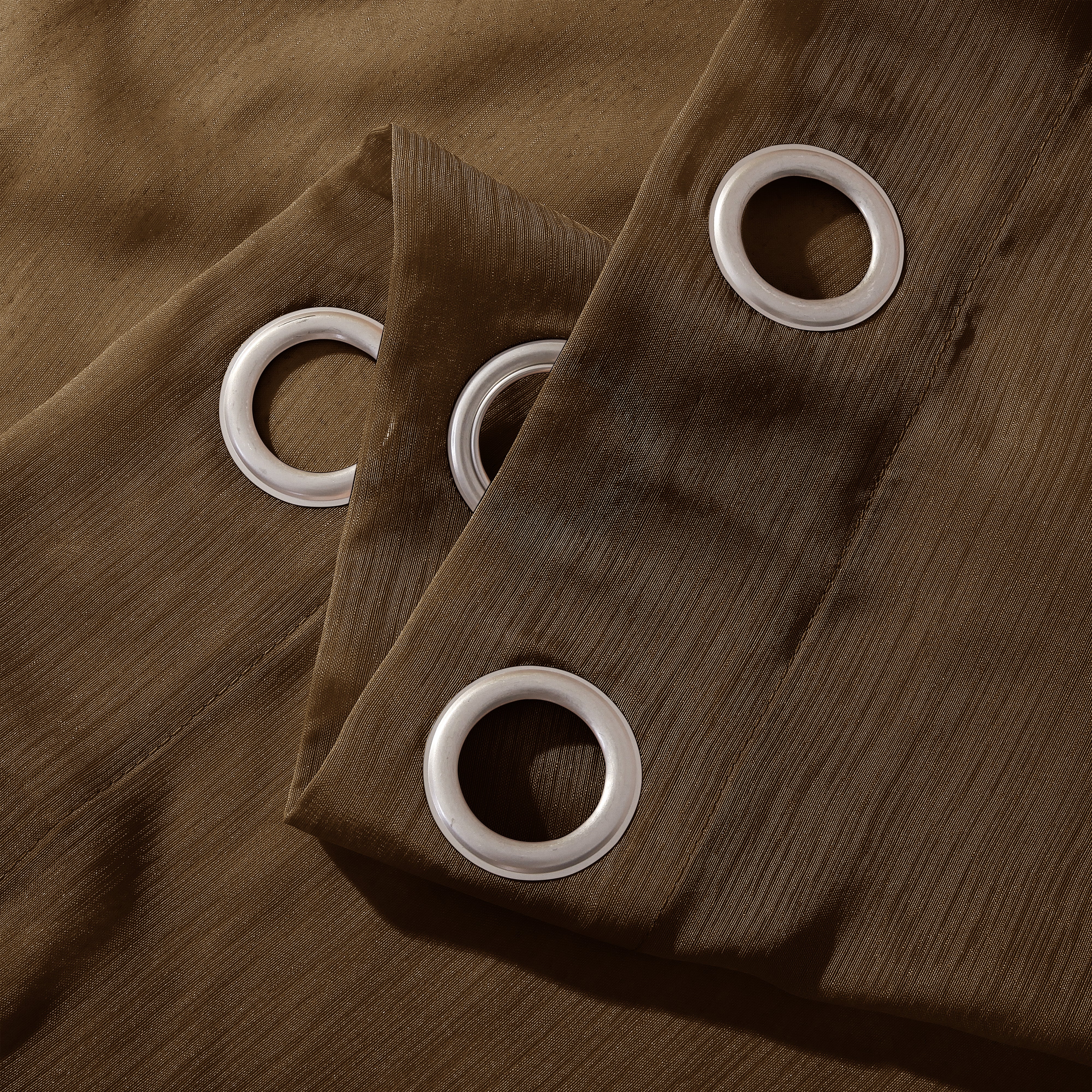 Dainty Home Malibu Solid Airy & Breathable Semi-Sheer Light Filtering Extra Wide Grommet Panel Pair