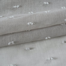 Load image into Gallery viewer, Dainty Home Ribbons Embellished Lurex Window Curtain