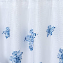 Load image into Gallery viewer, Dainty Home Smart Design Complete 2 in 1 Waffle Weave Hotel Spa Style Fabric Shower Curtain Snap On/Off Waterproof Detachable Liner Set