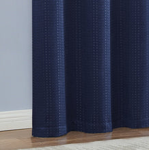 Load image into Gallery viewer, Dainty Home Times Square 3D Woven Basketweave Design Blackout Thermal Insulated Grommet Panel Pair