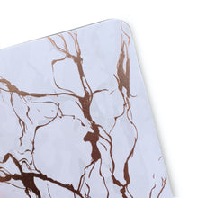 Load image into Gallery viewer, Dainty Home Marble Cork Foil Printed Marble Granite Designed Thick Cork Textured 4" x 4" Square Coasters