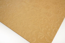 Load image into Gallery viewer, Dainty Home Susan Faux Leather Look Textured Damask Embossed Designed 12" x 18" Rectangle Placemats