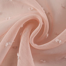 Load image into Gallery viewer, Dainty Home Ribbons Embellished Lurex Window Curtain