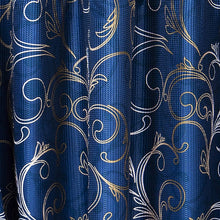 Load image into Gallery viewer, Dainty Home Smart Design Complete 2 in 1 Waffle Weave Hotel Spa Style Fabric Shower Curtain Snap On/Off Waterproof Detachable Liner Set