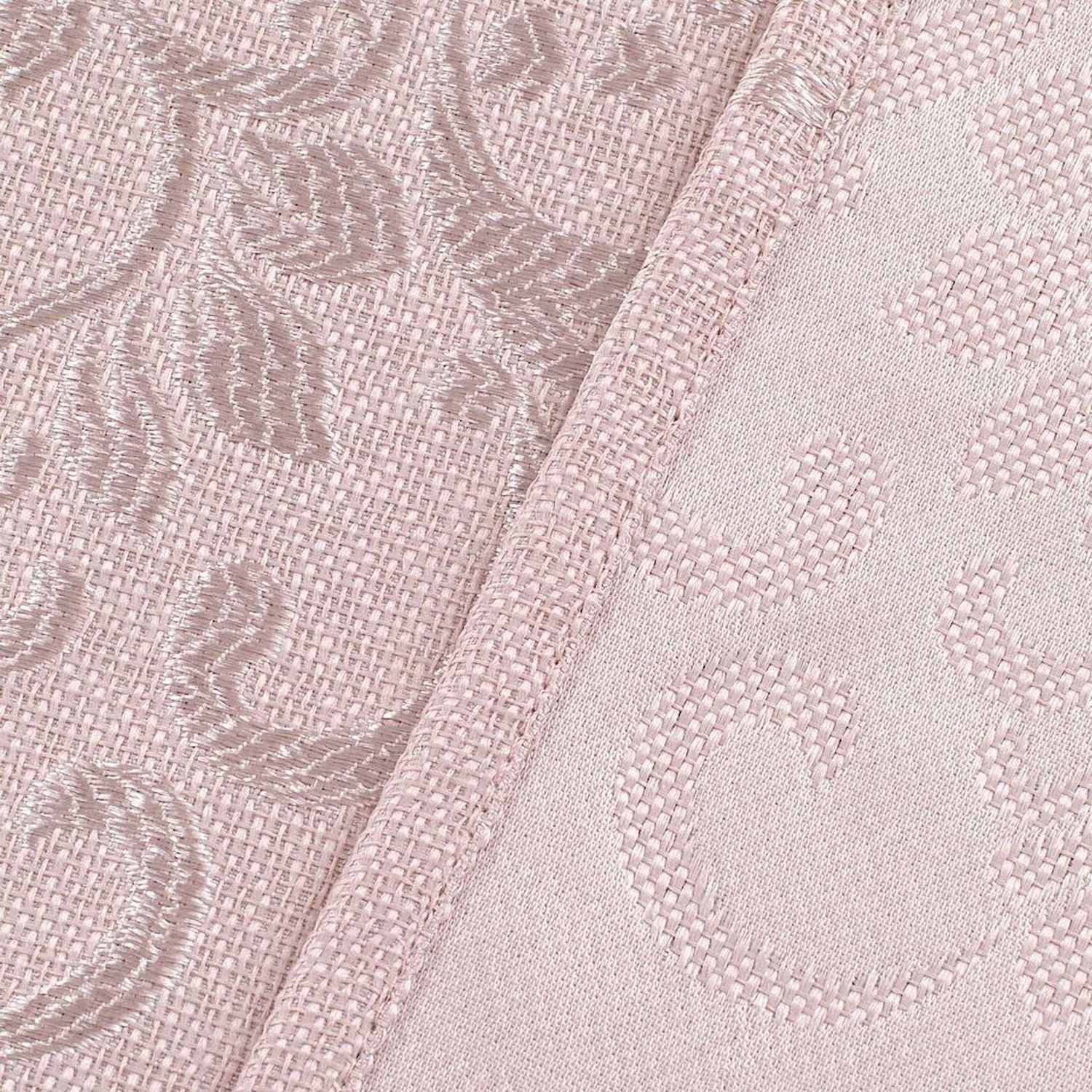 Dainty Home Majestic Contemporary Luxurious Satin Embroidered Damask Design Room Darkening Grommet Panel Pair