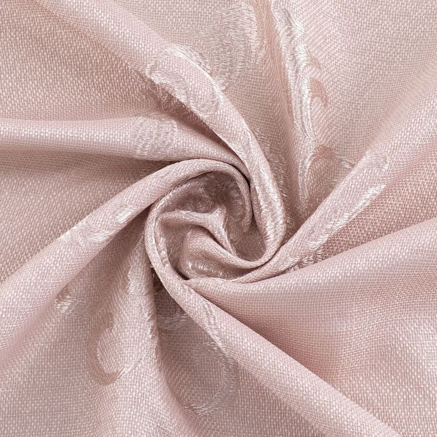 Dainty Home Majestic Contemporary Luxurious Satin Embroidered Damask Design Room Darkening Grommet Panel Pair