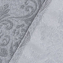 Load image into Gallery viewer, Dainty Home Majestic Contemporary Luxurious Satin Embroidered Damask Design Room Darkening Grommet Panel Pair