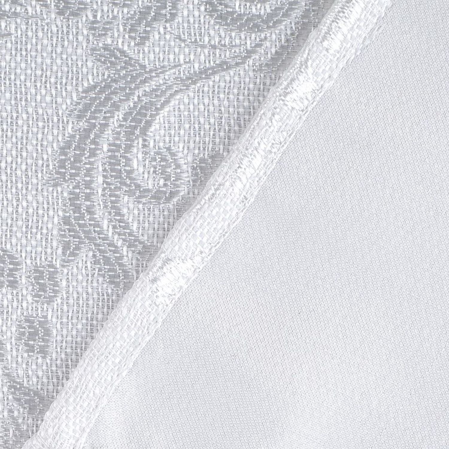 Dainty Home Majestic Contemporary Luxurious Satin Embroidered Damask Design Room Darkening Grommet Panel Pair