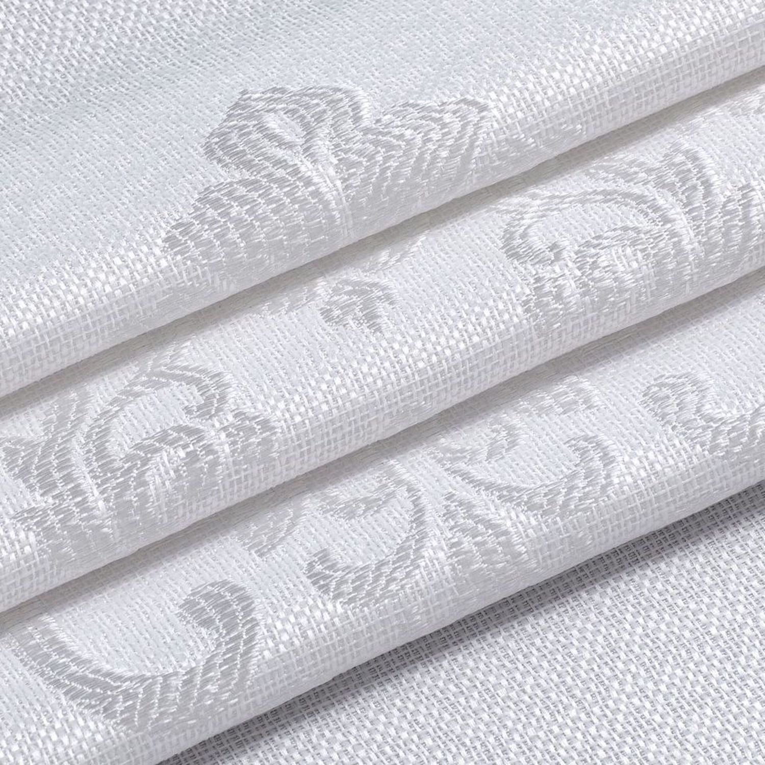 Dainty Home Majestic Contemporary Luxurious Satin Embroidered Damask Design Room Darkening Grommet Panel Pair