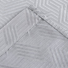 Load image into Gallery viewer, Dainty Home Monte Carlo 3D Embossed Intricate Trellis Design Room Darkening Grommet Panel Pair