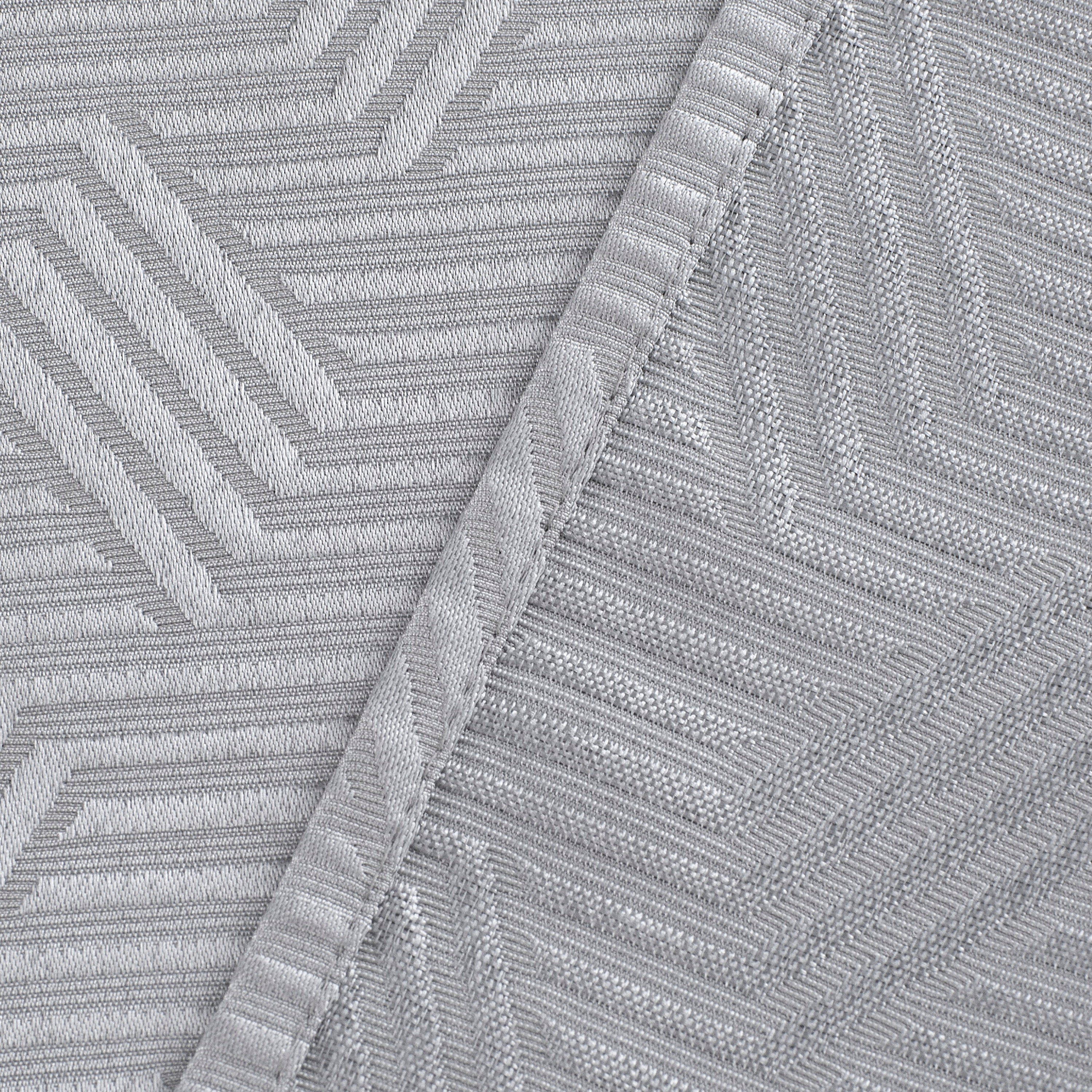 Dainty Home Monte Carlo 3D Embossed Intricate Trellis Design Room Darkening Grommet Panel Pair