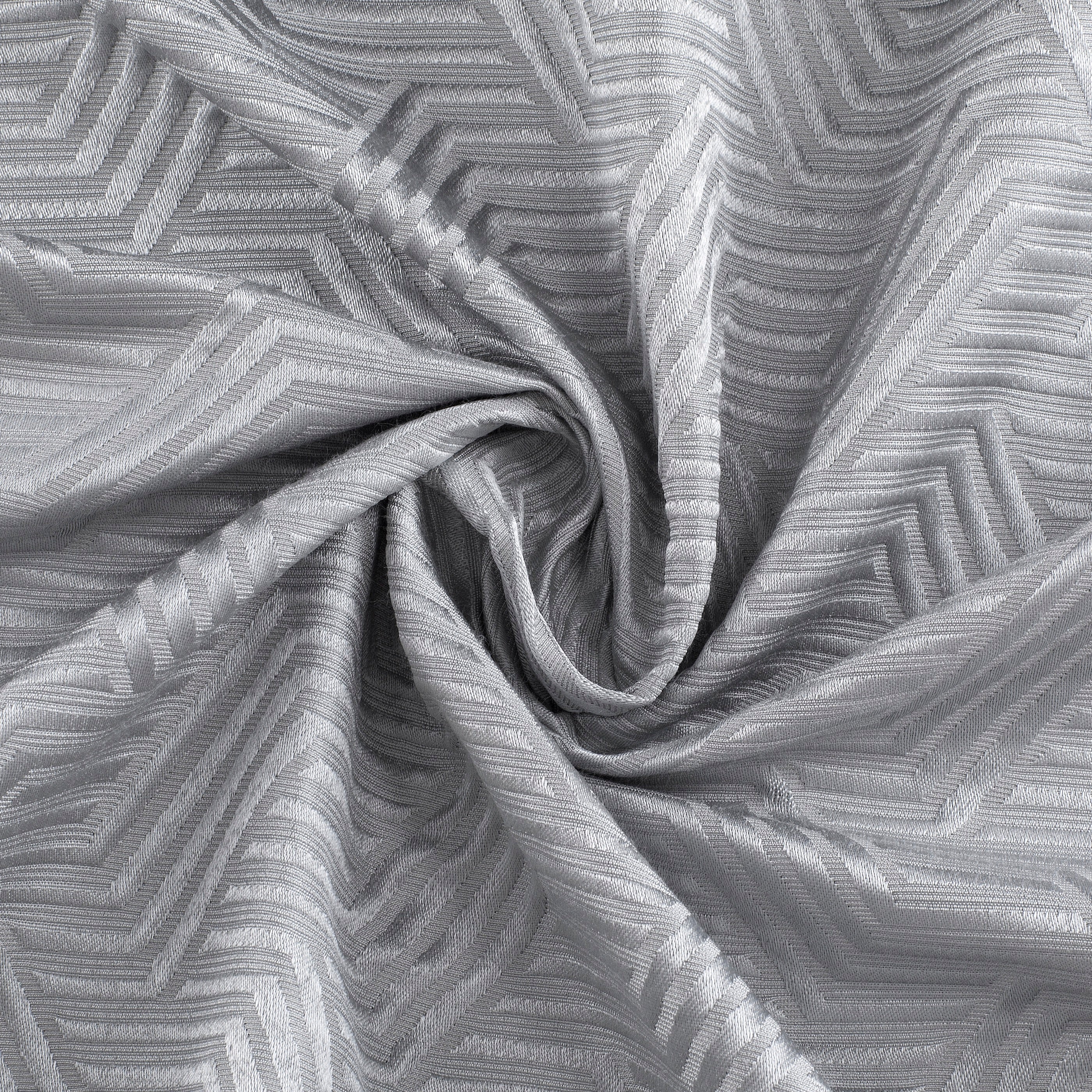 Dainty Home Monte Carlo 3D Embossed Intricate Trellis Design Room Darkening Grommet Panel Pair