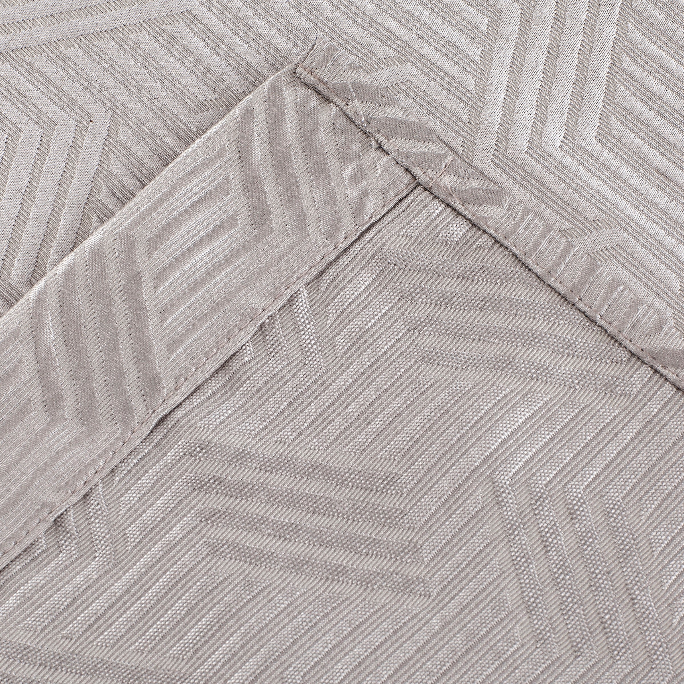 Dainty Home Monte Carlo 3D Embossed Intricate Trellis Design Room Darkening Grommet Panel Pair