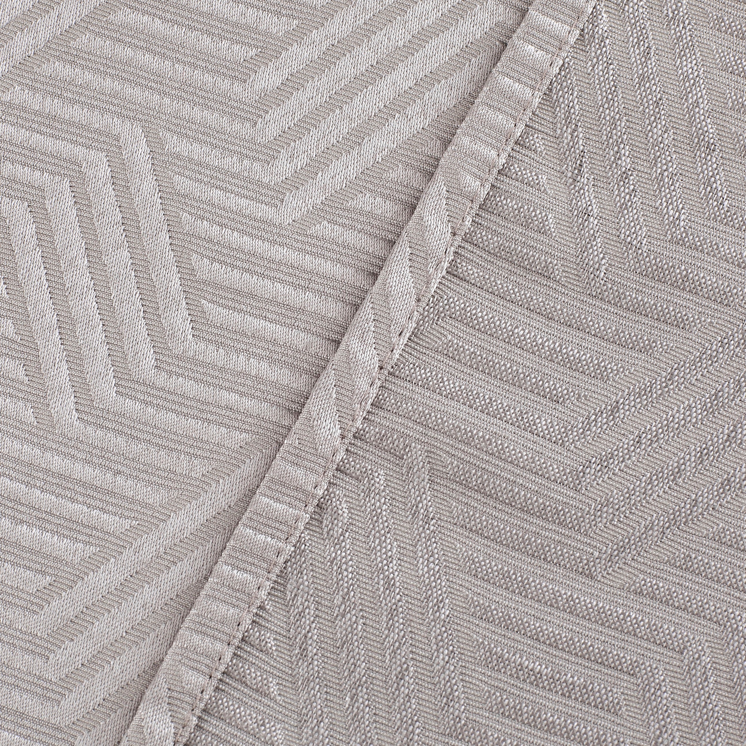 Dainty Home Monte Carlo 3D Embossed Intricate Trellis Design Room Darkening Grommet Panel Pair