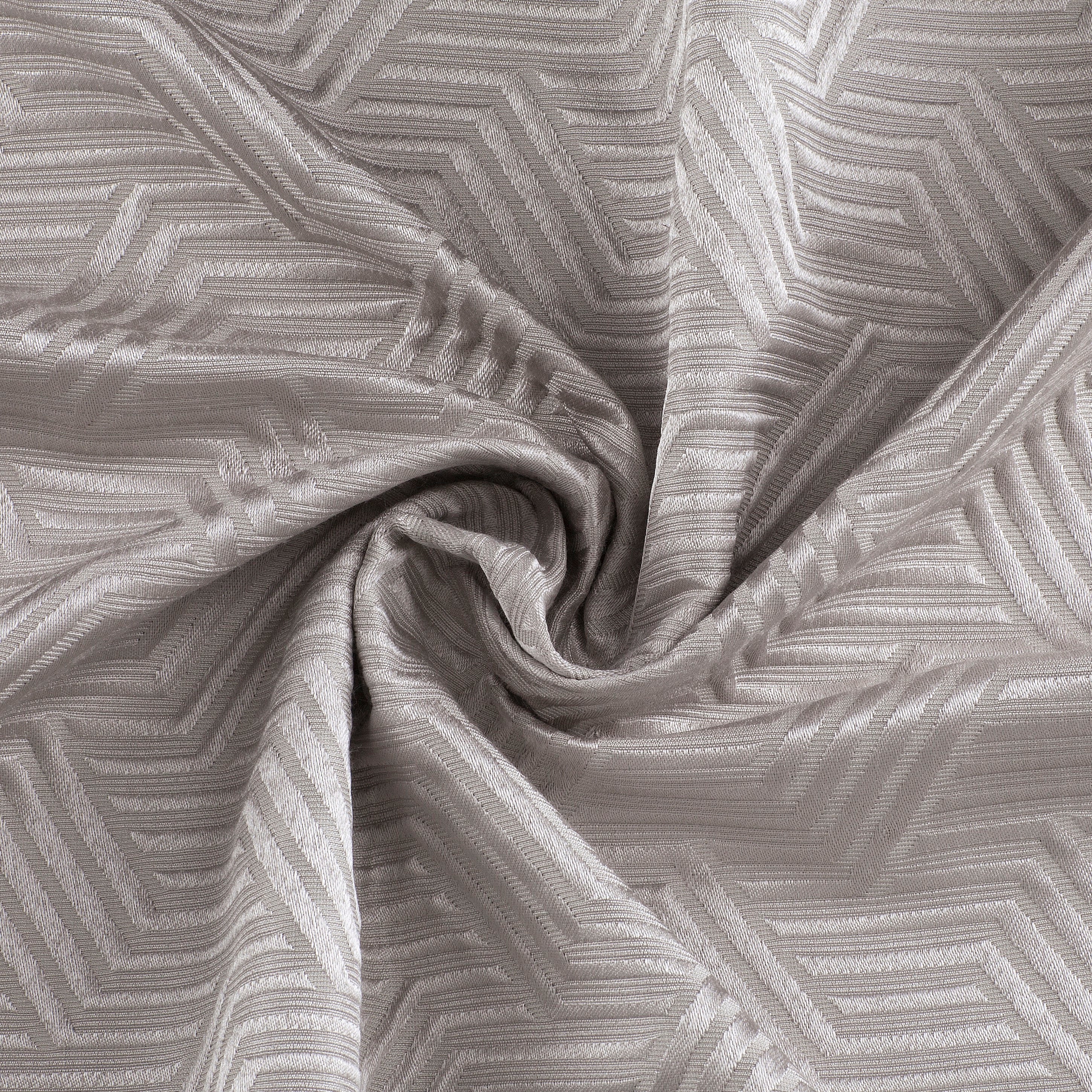 Dainty Home Monte Carlo 3D Embossed Intricate Trellis Design Room Darkening Grommet Panel Pair